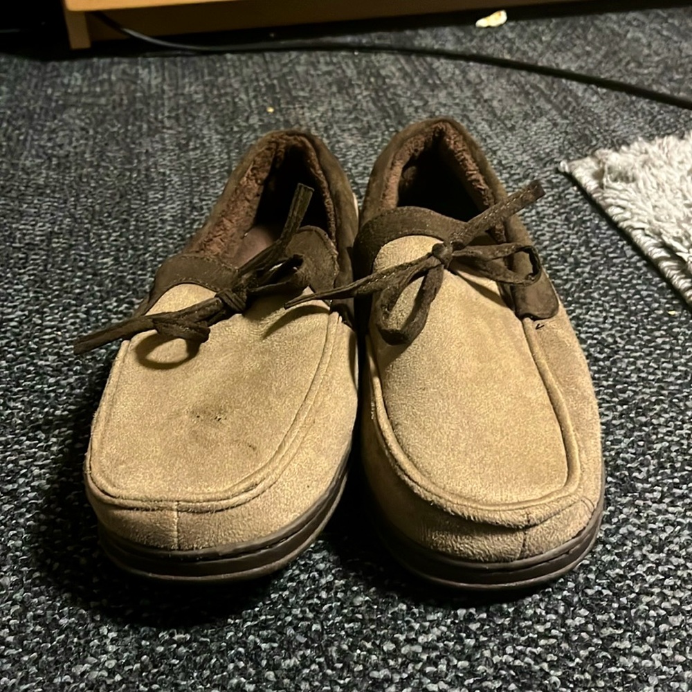 Men's Tan and Brown Loafers